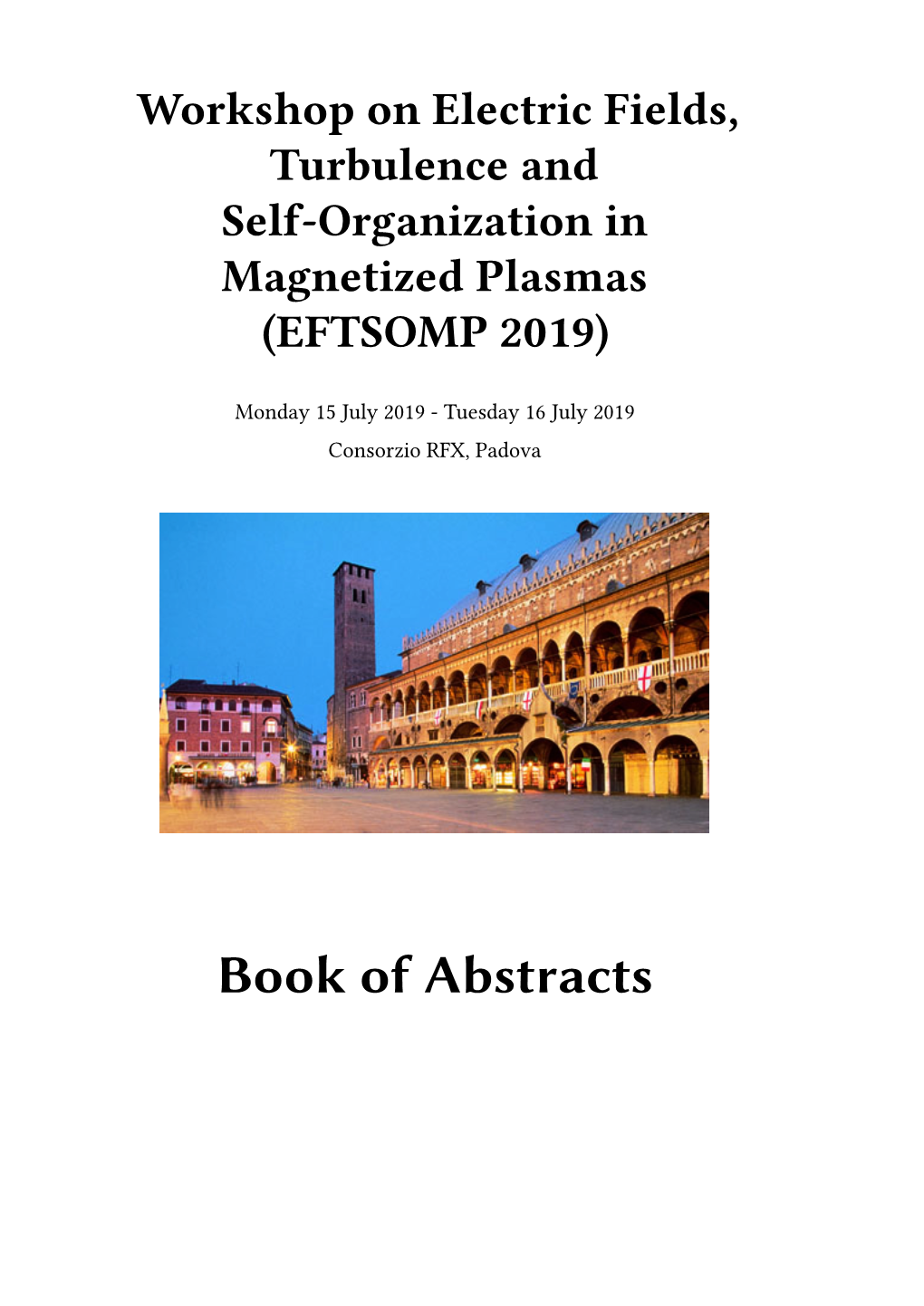 Book of Abstracts