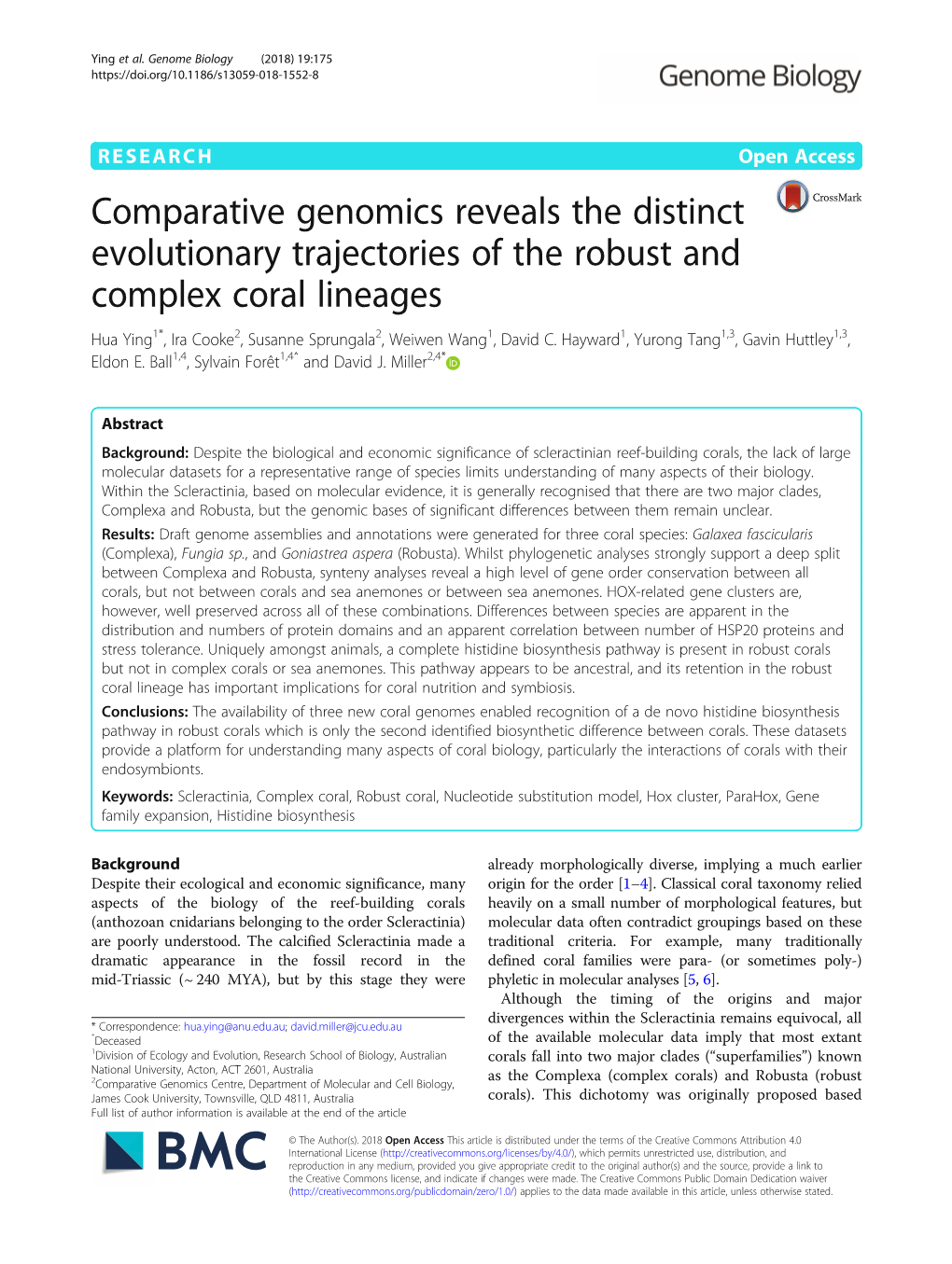 Comparative Genomics Reveals the Distinct Evolutionary Trajectories Of