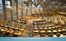 CFE Democracy the Additional Member System AMS VOTING IS EASY