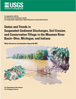 Status and Trends in Suspended-Sediment Discharges, Soil Erosion, and Conservation Tillage in the Maumee River Basin–Ohio, Michigan, and Indiana