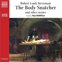 The Body Snatcher and Other Stories CLASSIC FICTION Read by Roy Mcmillan