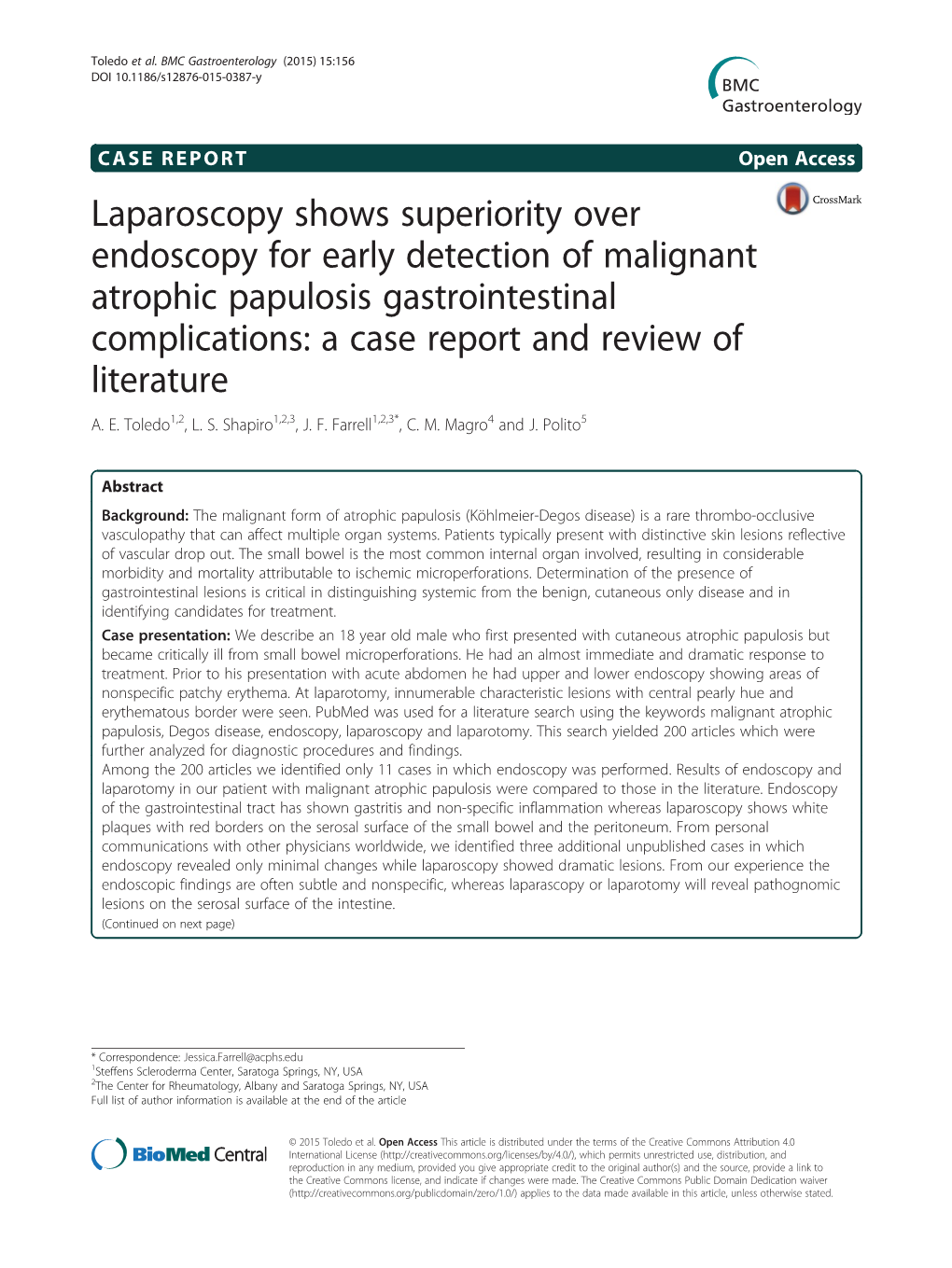 Laparoscopy Shows Superiority Over Endoscopy for Early