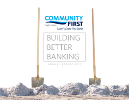 Building Better Banking Annual Report 2017