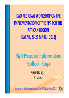 Kenya Presentation March 2014