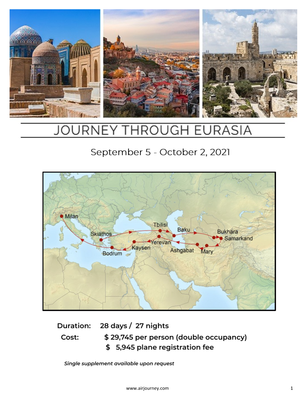 Itinerary In