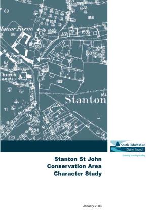 Heading Stanton St John Conservation Area Character Study Appendix 6