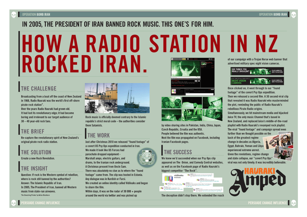 In 2005, the President of Iran Banned Rock Music. This One’S for Him