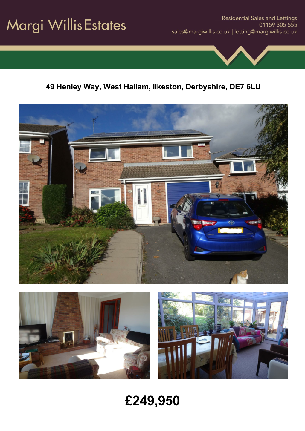 Henley Way, West Hallam, Ilkeston, Derbyshire, DE7 6LU