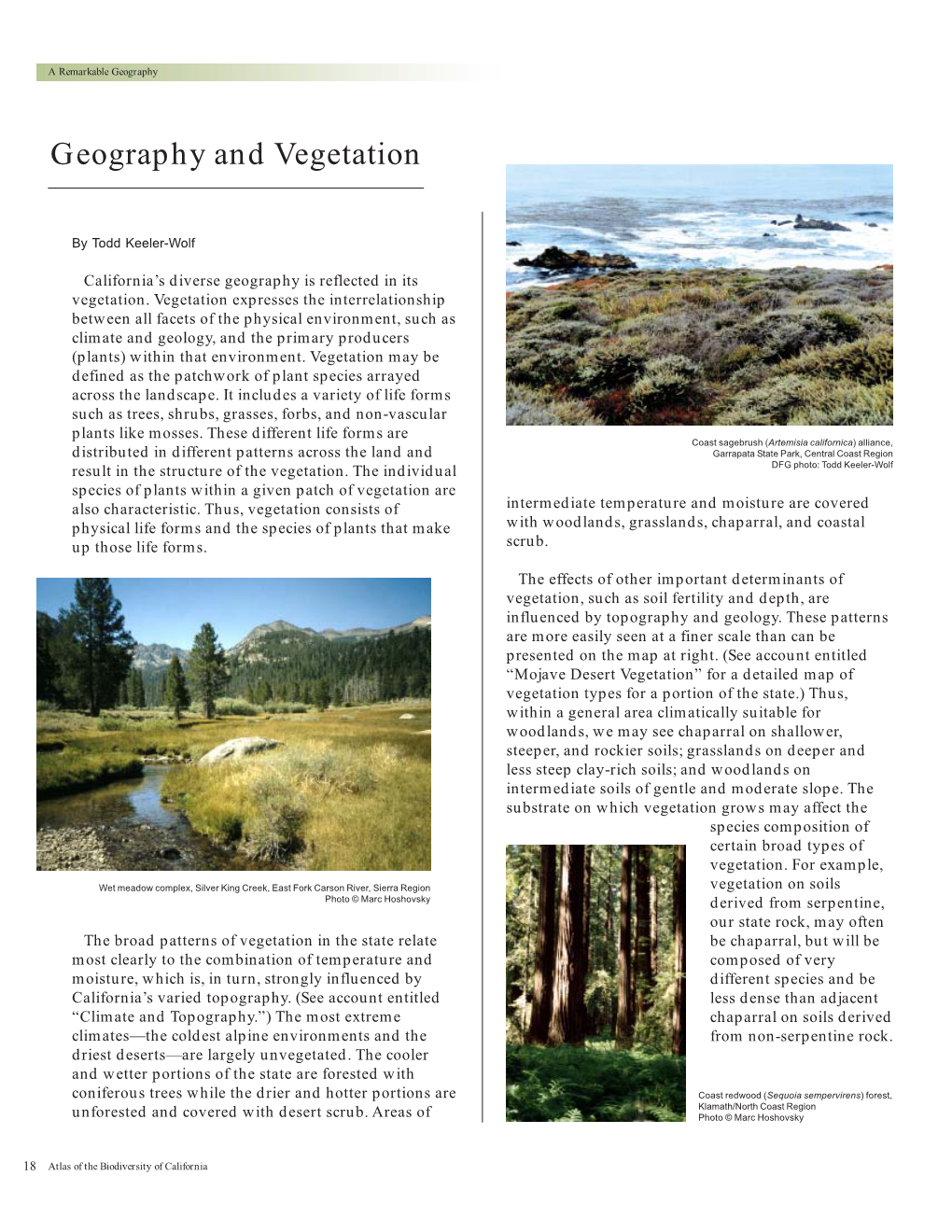 Geography and Vegetation