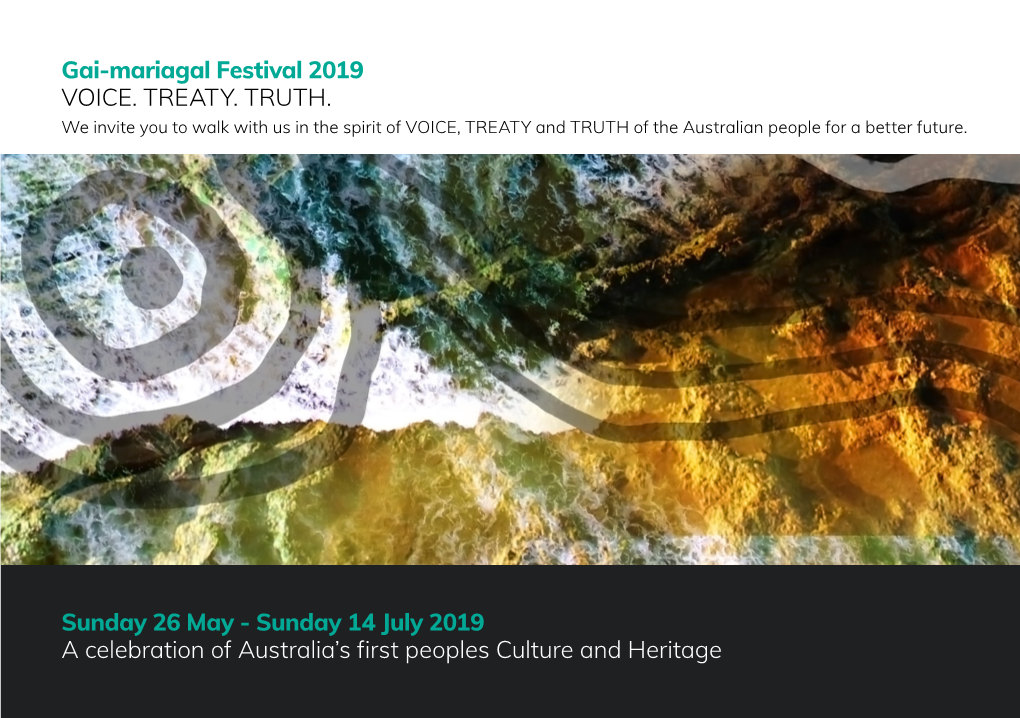 Gai-Mariagal Festival 2019 VOICE. TREATY