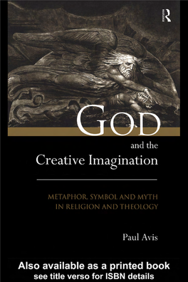 God and the Creative Imagination: Metaphor, Symbol and Myth in Religion and Theology/Paul Avis