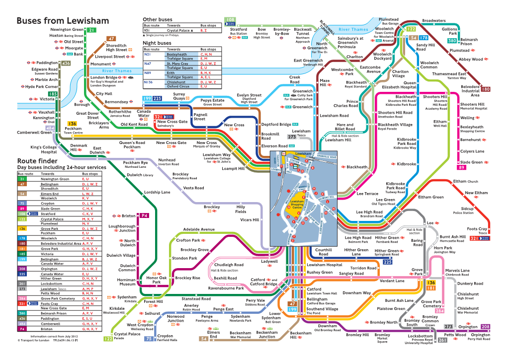 Buses from Lewisham