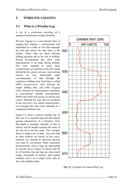 Wireline Logging