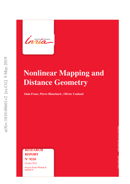 Nonlinear Mapping and Distance Geometry