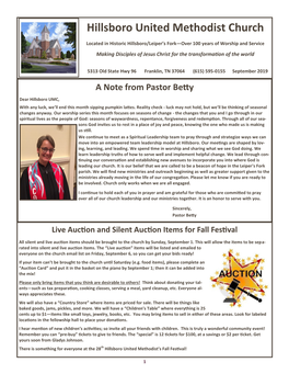 HUMC.Newsletter.September.2019