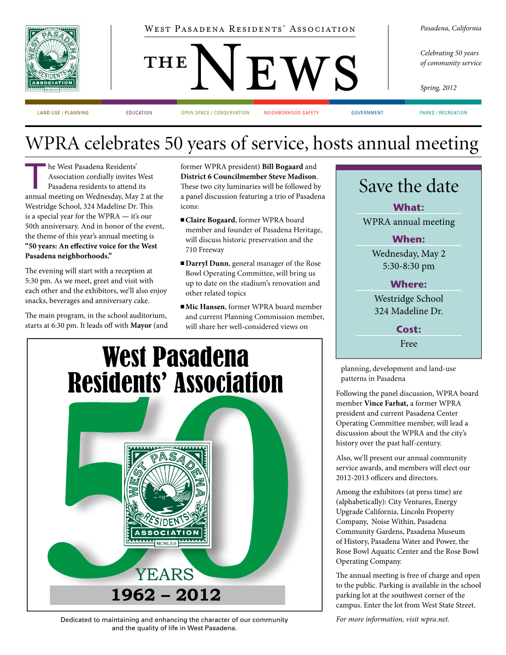 West Pasadena Residents' Association