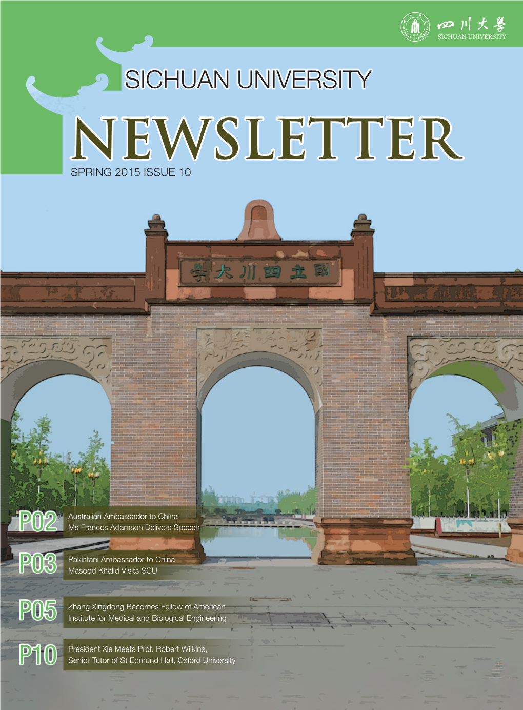 Newsletter Spring 2015 Issue 10