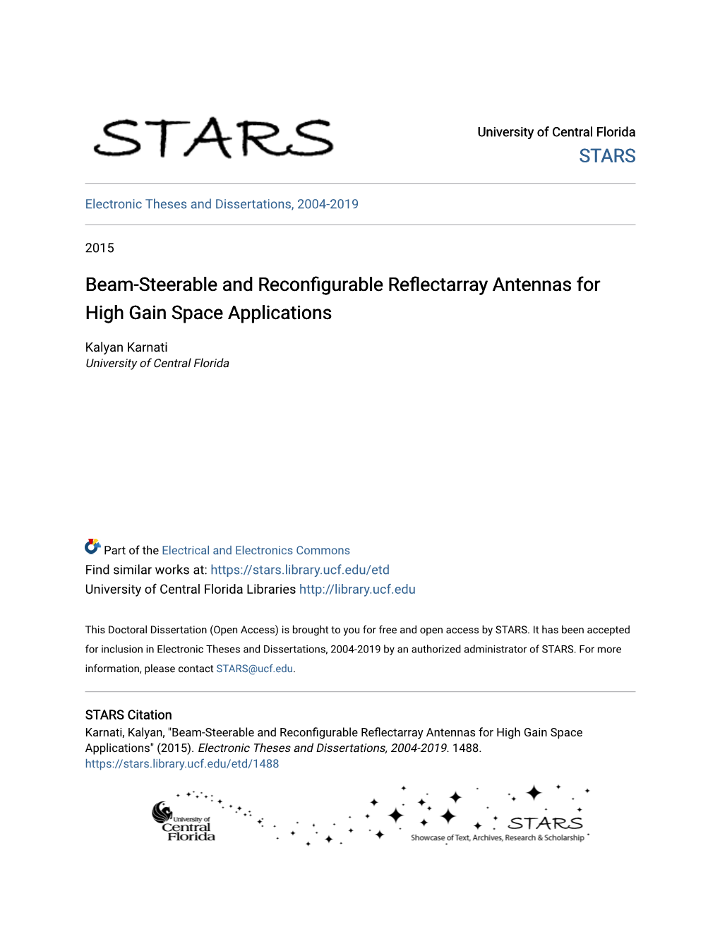 Beam-Steerable and Reconfigurable Reflectarray Antennas for High Gain Space Applications