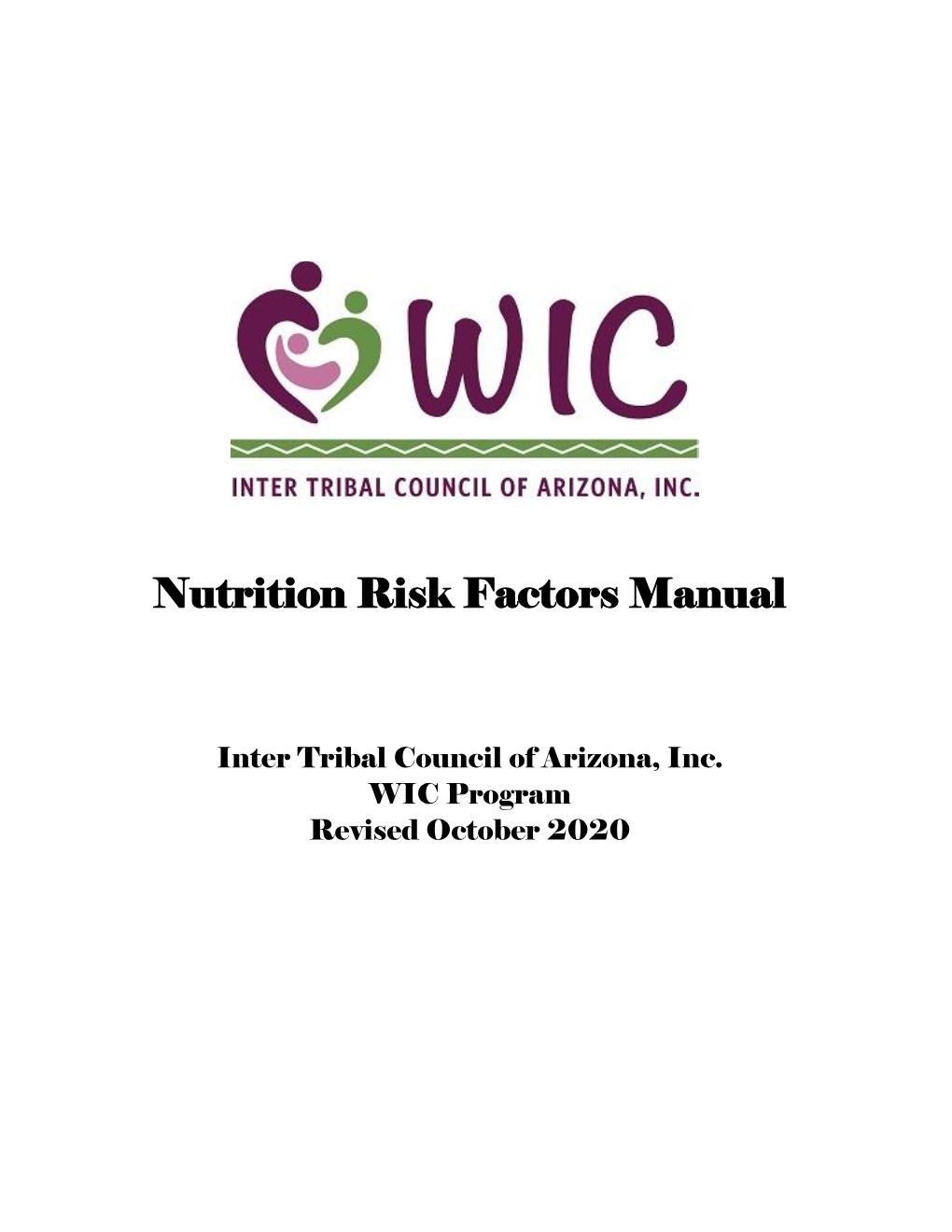 Nutrition Risk Factors Manual