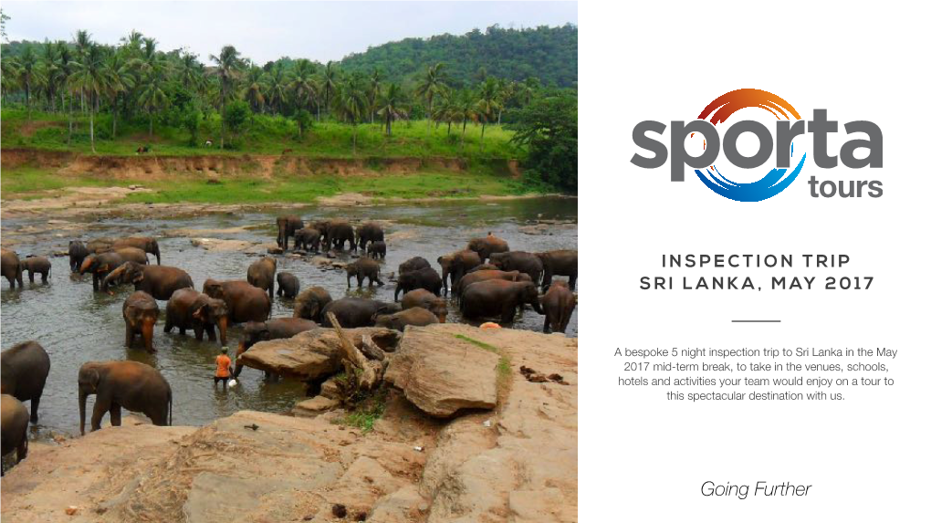 Sri Lanka Inspection Trip Proposal.Key