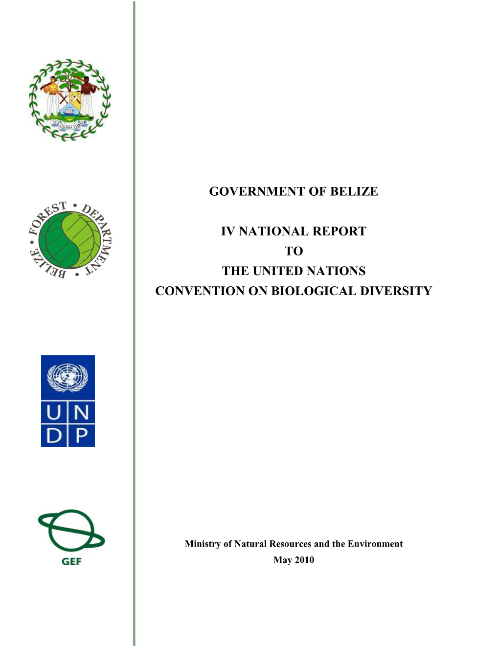 CBD Fourth National Report