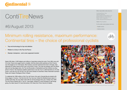Continental Tires – the Choice of Professional Cyclists