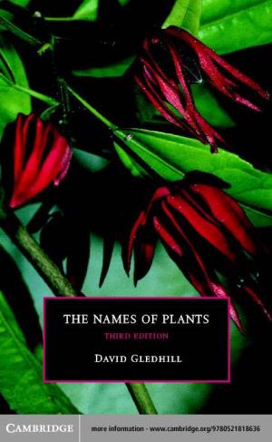 The Names of Plants, Third Edition