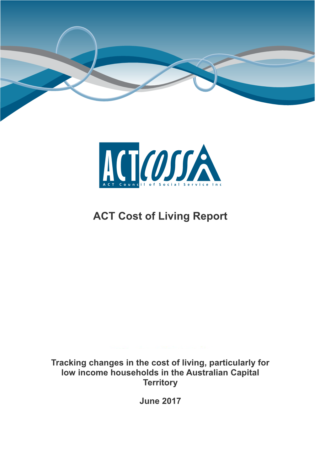 ACT Cost of Living Report