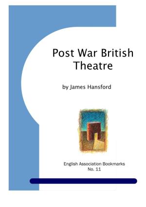 Post War British Theatre