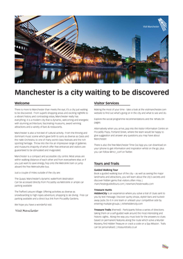 Manchester Is a City Waiting to Be Discovered