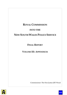 Royal Commission Into the New South Wales Police
