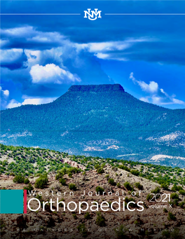 The University of New Mexico Orthopaedics Research Journal 2021