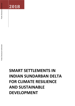 2018 Smart Settlements in Indian Sundarban