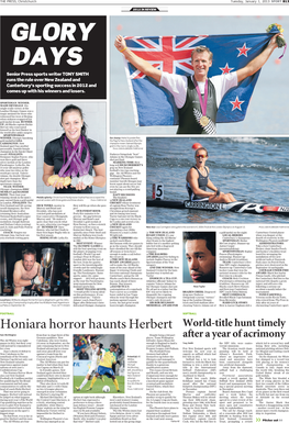 Honiara Horror Haunts Herbert World-Title Hunt Timely