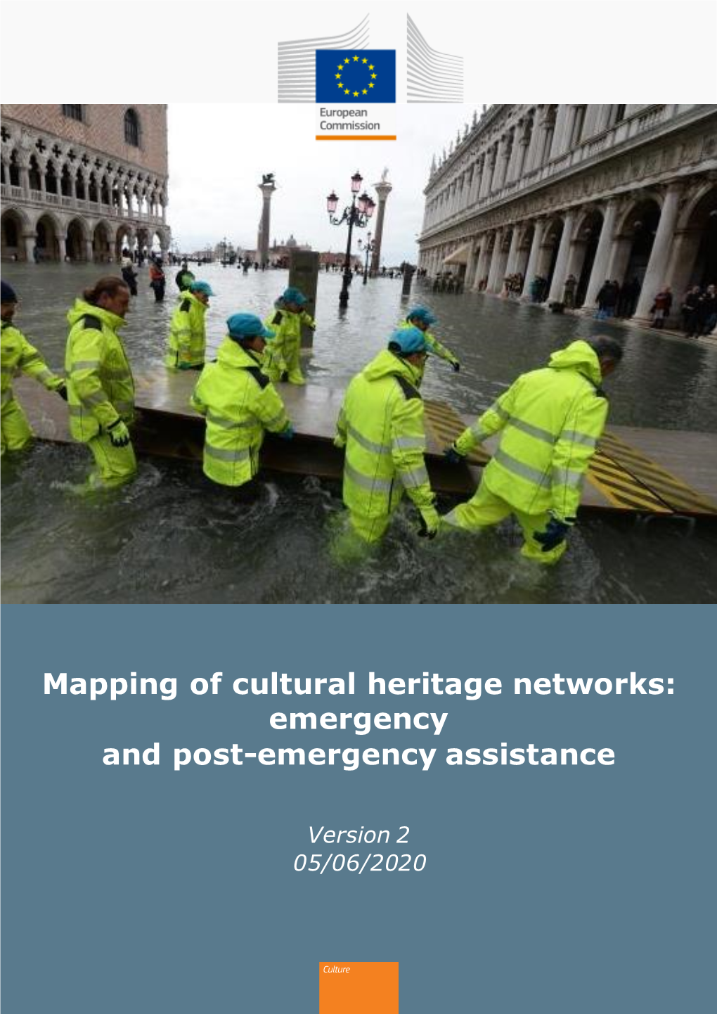 Mapping of Cultural Heritage Networks: Emergency and Post-Emergency Assistance