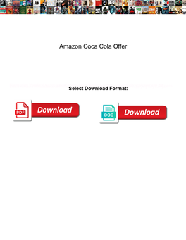 Amazon Coca Cola Offer