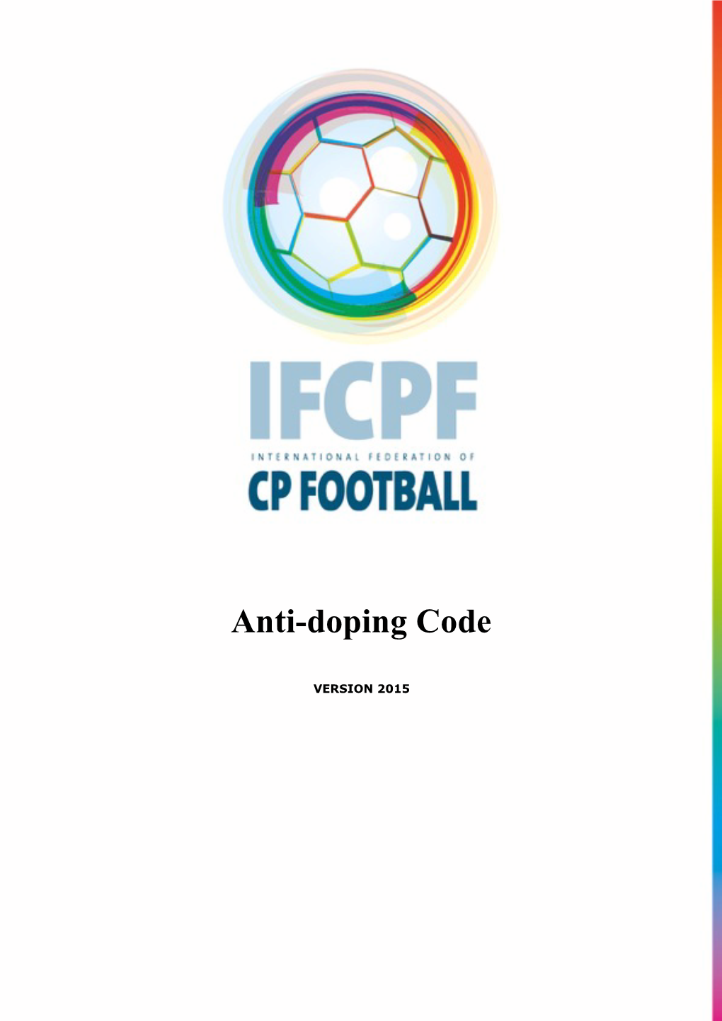 IFCPF Anti-Doping Code 2015