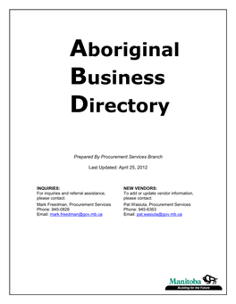 Aboriginal Business Directory