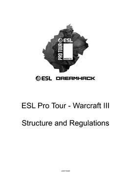 ESL Pro Tour - Warcraft III