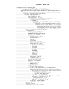 Descendants of Edmund Moody