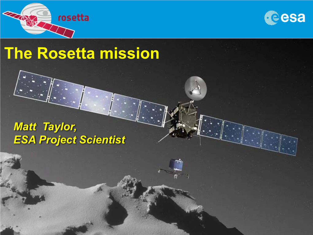 The Rosetta Mission