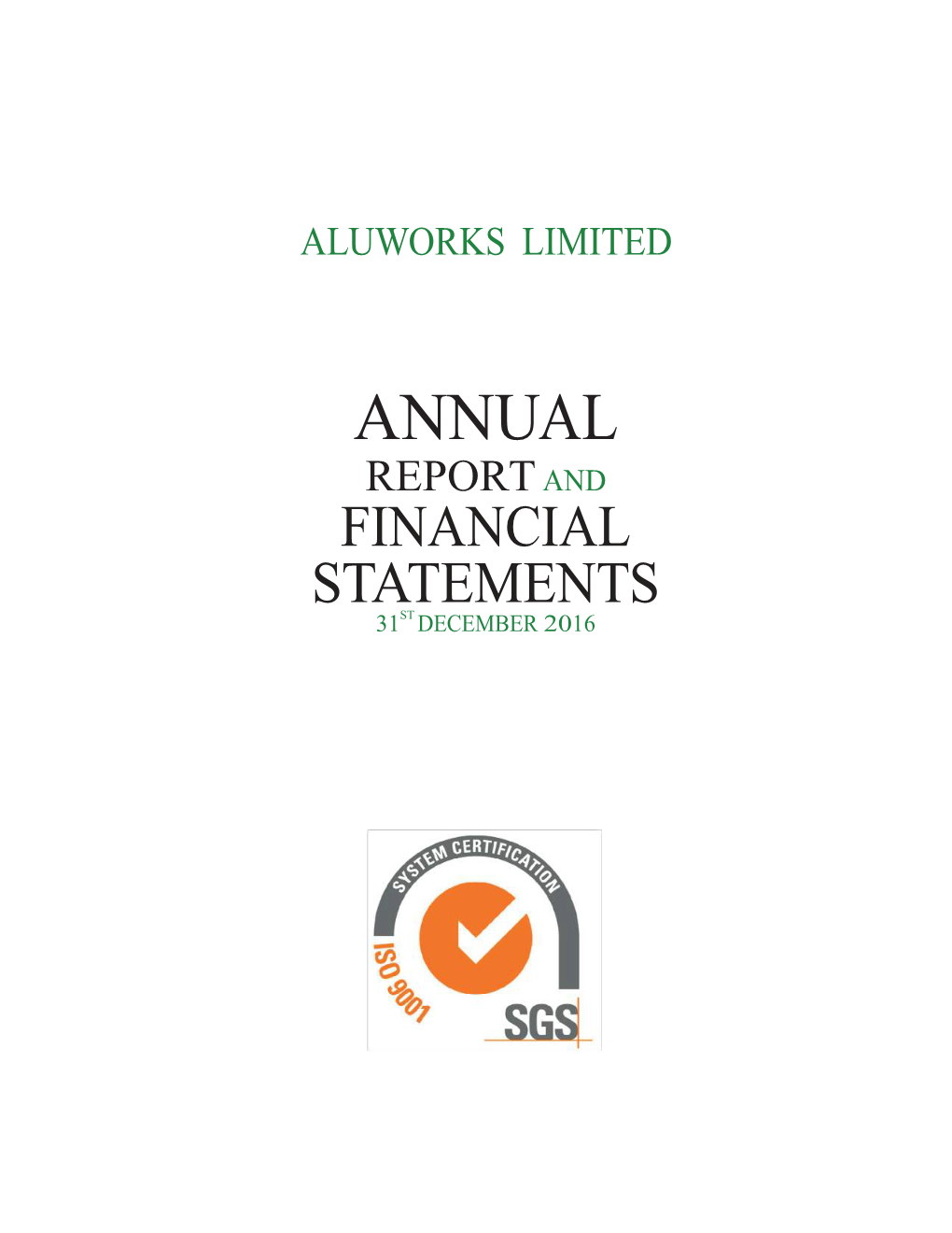 Aluworks Limited