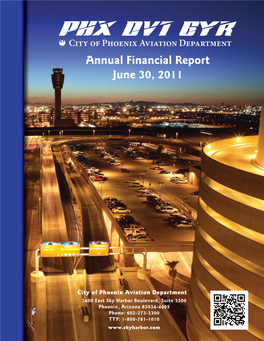 City of Phoenix Aviation Department Annual Report 2011