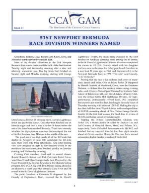 51St Newport Bermuda Race Division Winners Named