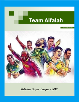 Team Alfalah Cover Page