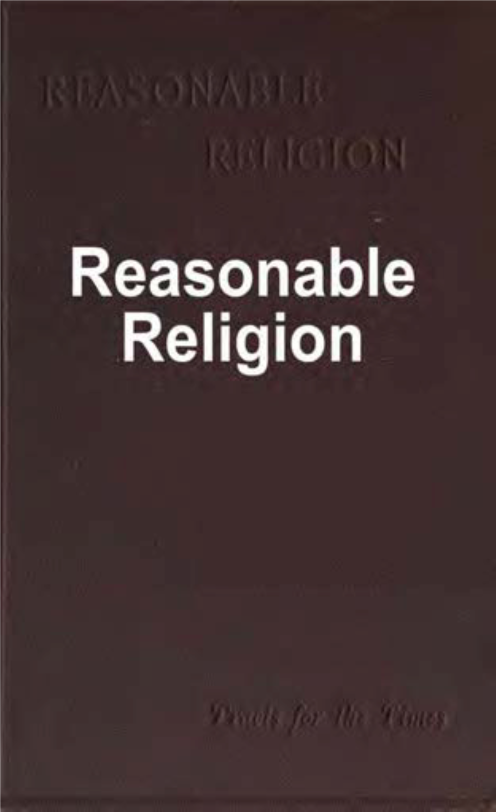 Reasonable Religion