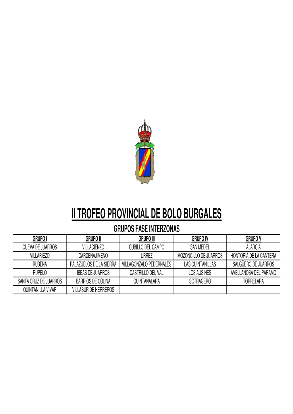 Fase Interzonas 2012