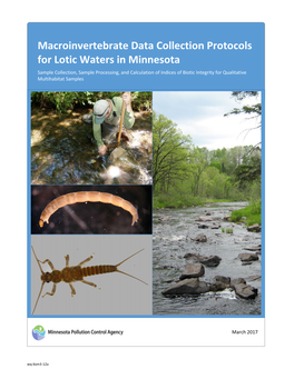 Macroinvertebrate Data Collection Protocols for Lotic Waters