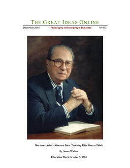 The Great Ideas Online