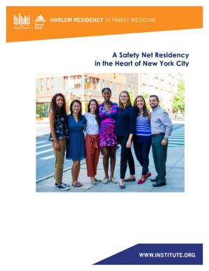 A Safety Net Residency in the Heart of New York City